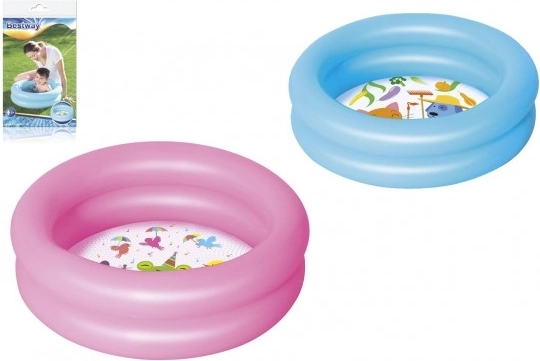 Mini inflatable children's pool 61x15cm 2 colors in bag 2+