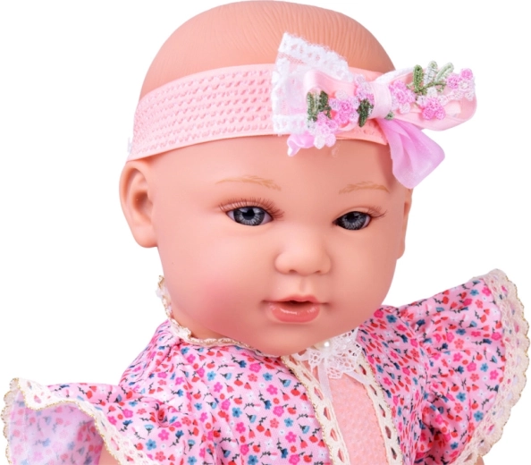 Елегантна люлякова рокличка с дантела