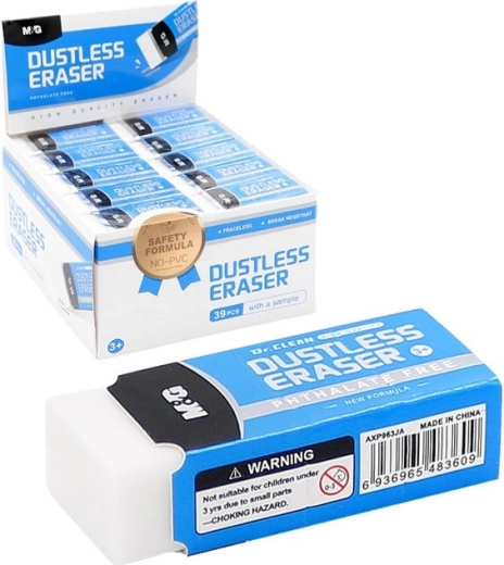 Dust-free eraser M&G white