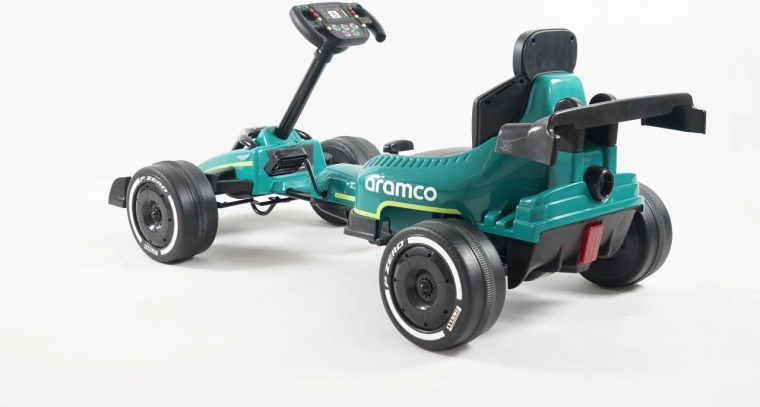 ASTON MARTIN green pedal go-kart