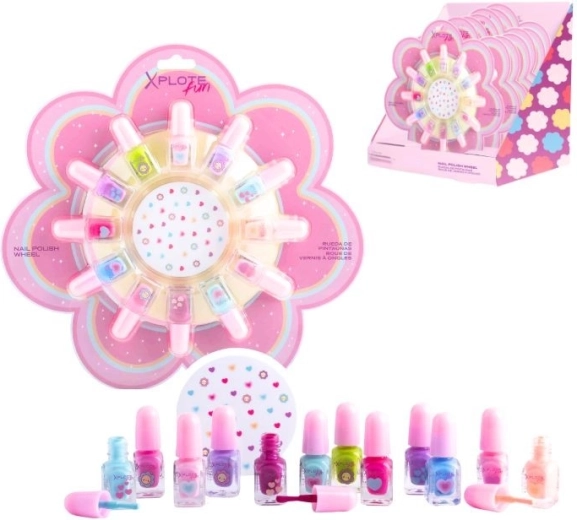 Nail set in a flower - 1 piece