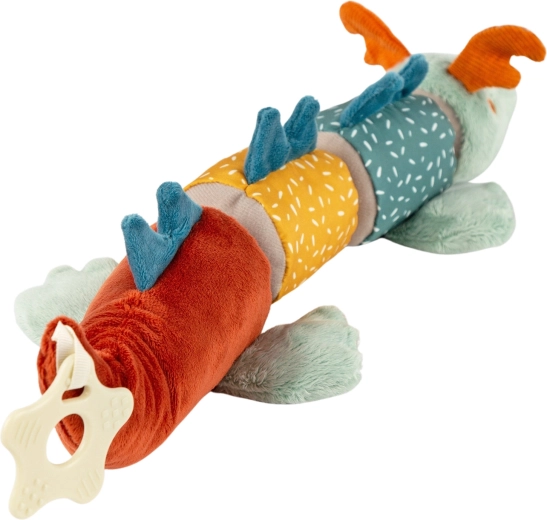Sensory stimulation: squeaker, rattle, and crinkle