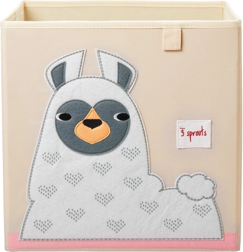 3 Sprouts кутия за съхранение Llama white