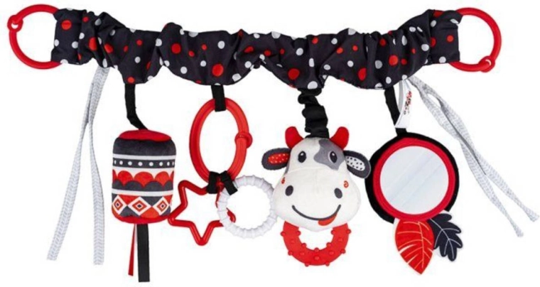 Balibazoo contrast stroller chain for babies