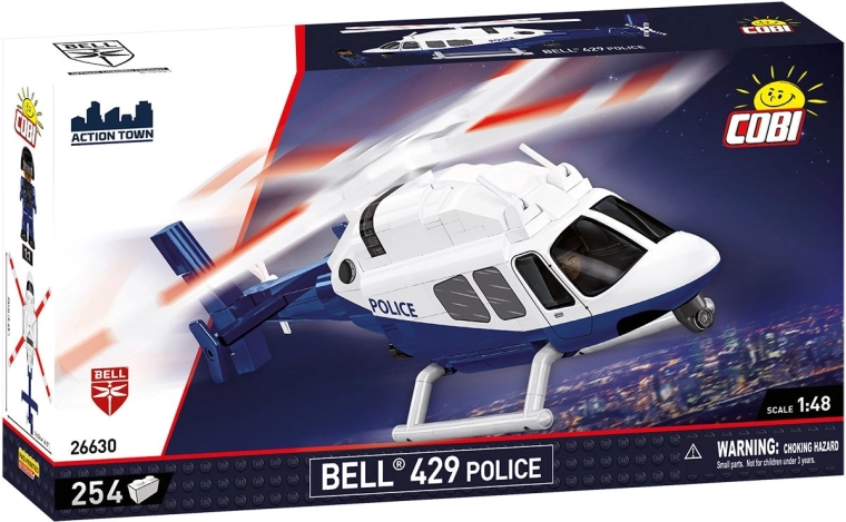 Cobi Bell 429 полицейски хеликоптер 1:48 (254 части)