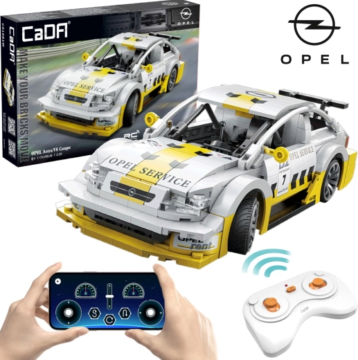 Конструктор CaDA RC състезателен автомобил OPEL Astra V8 Coupe Dual Mode 330 части