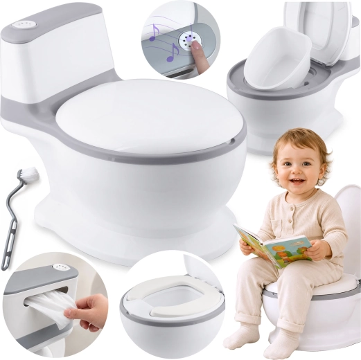 Ricokids интерактивно музикално гърне във формата на WC за деца