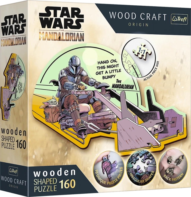 Дървен пъзел Star Wars: The Mandalorian – 160 части