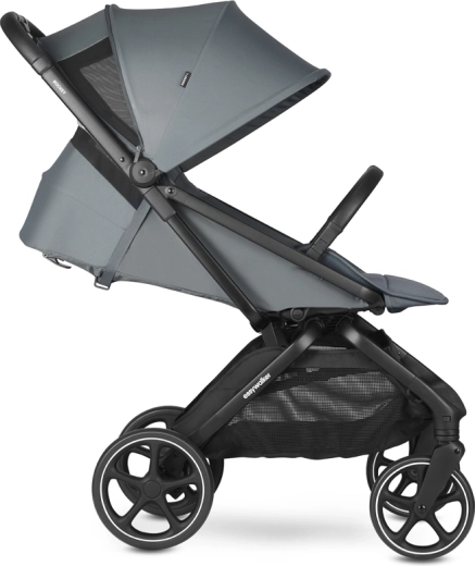 Large wheels and suspension for a smooth ride