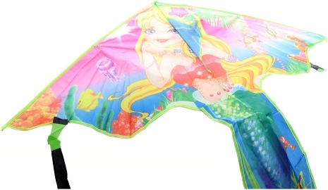 Flying Kite with Mermaid Design