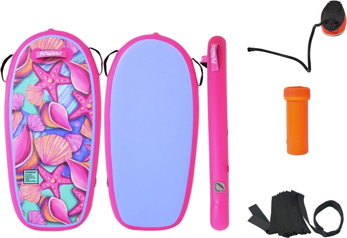 FunWater Inflatable Bodyboard 110 cm – pink