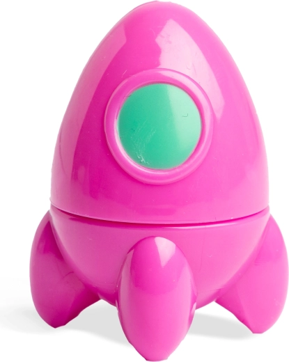 Playful rocket-shaped packaging
