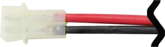 Силиконов свързващ кабел с AMP конектор 1,5 mm², 18 cm