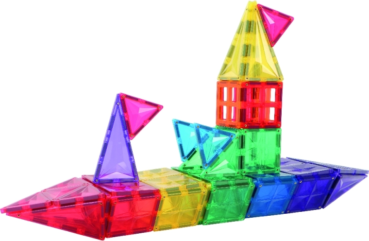 Cleverclixx magnetic building set Original Pack Intense (60 pcs)