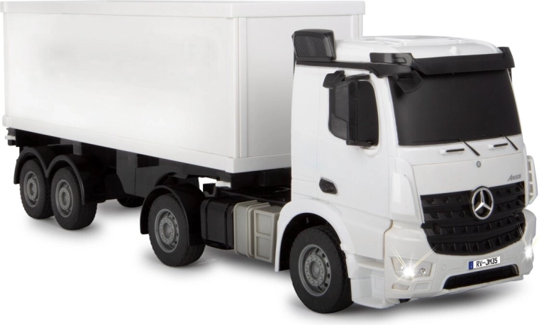 Realistic truck with functional container