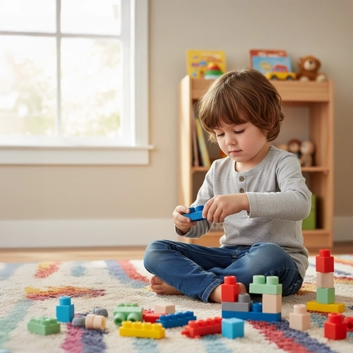Development of senses, motor skills and imagination