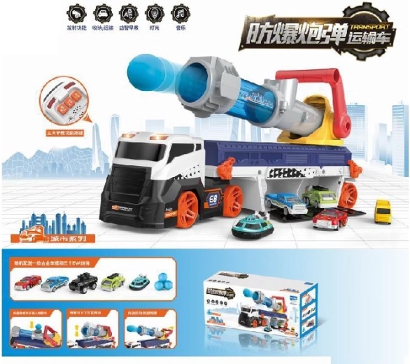 Car Transporter with Ball Launcher