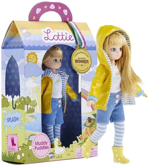 Кукла LOTTIE Muddy Puddles за дъжд