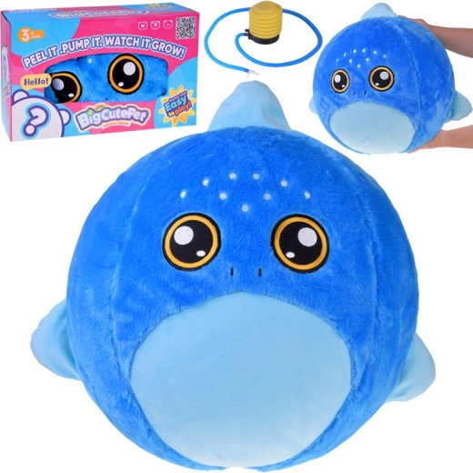 Large Plush Ball Mascot Shark 45 cm