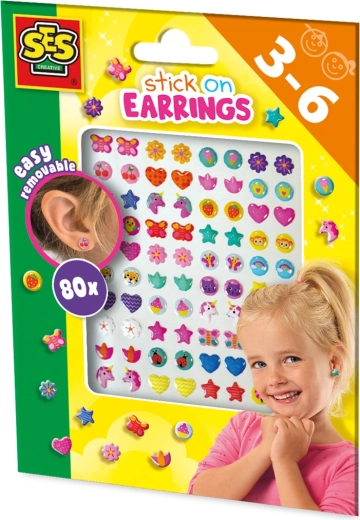 SES Creative Stick-On Earrings for Kids