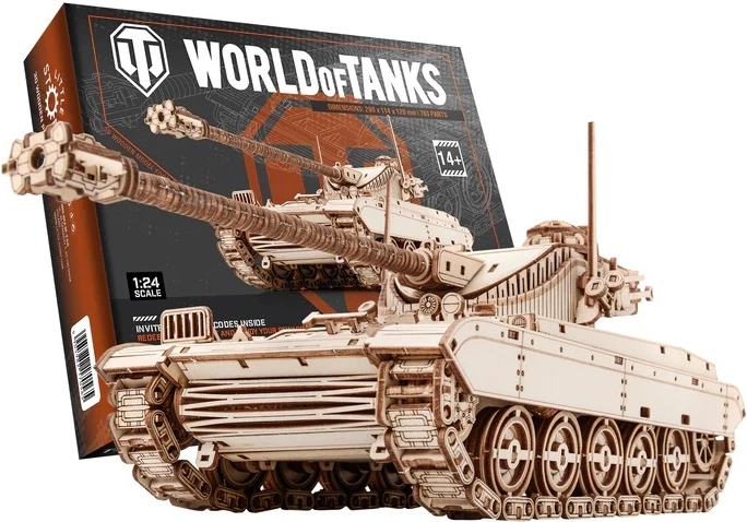 Little Story 3D дървен модел за сглобяване World of Tanks AMX 13 105