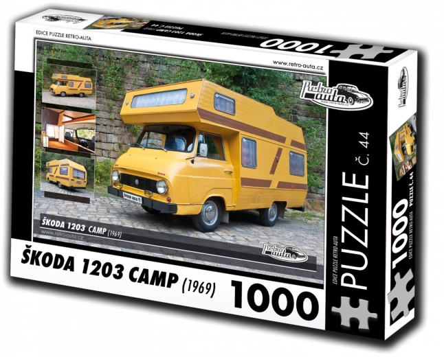 Puzzle RETRO-AUTA ŠKODA 1203 Camp (1969) – 1000 pieces
