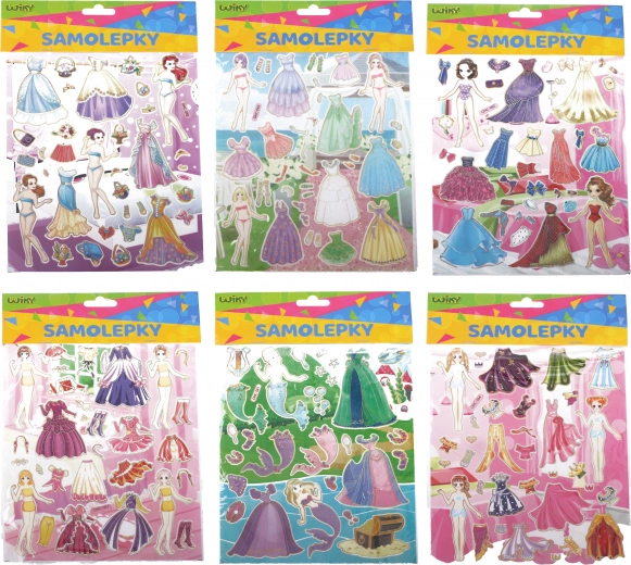 Stickers for girls mix - 1 piece