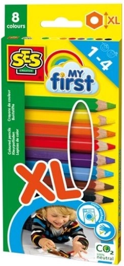 SES My First екстра дебели пастели 8 бр. XL