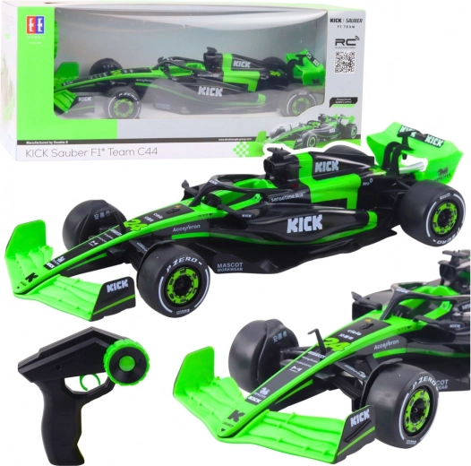 RC формула F1 C44 KICK Sauber 1:16 черно‑зелена