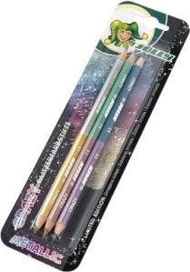 Двустранни моливи Crazy Metallic