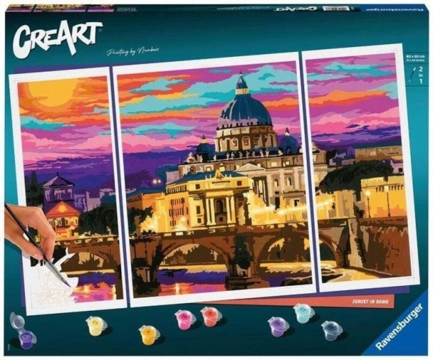 Ravensburger CreArt панорама – Рим – рисуване по номера