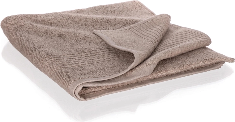 Loris bath towel 70 × 140 cm light brown cotton 480 GSM