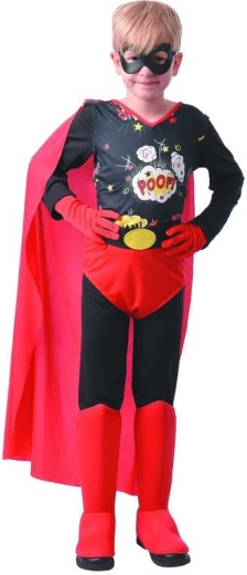 Carnival costume action hero M (120–130 cm) - 1 set