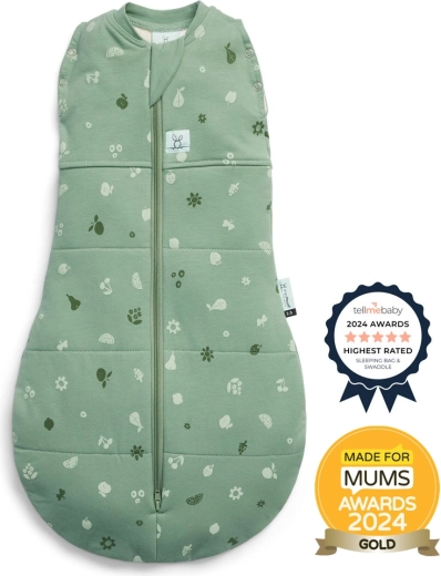 ErgoPouch повивалник и спален чувал 2в1 Cocoon Sweet Orchard 2,5 TOG (0–3 месеца, 3–6 kg)