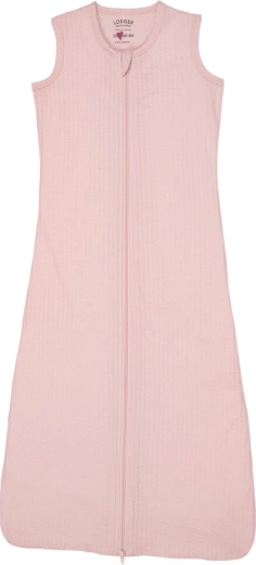 Lodger Hopper cotton sleeveless sleeping bag seersucker tan 68/80
