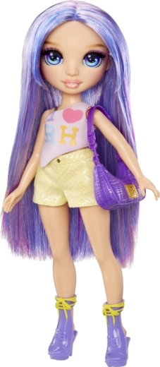 Long purple hair for creative styling