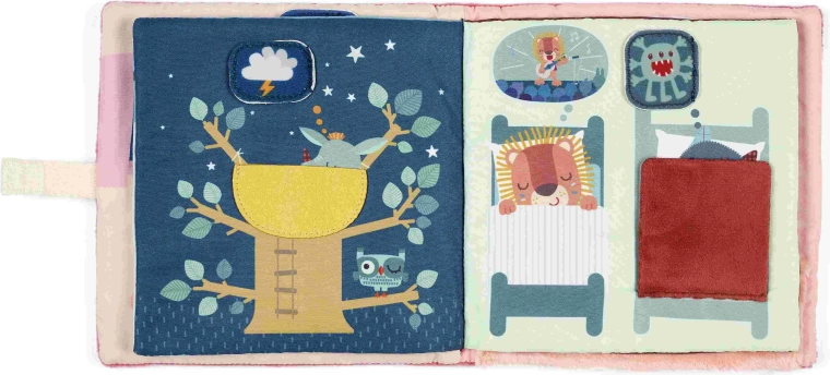 Interactive lift-the-flap elements for curious little hands