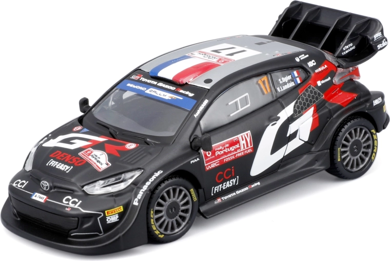 Die-cast model bburago 1:43 toyota gr yaris rally1 hybrid ogier in gift box