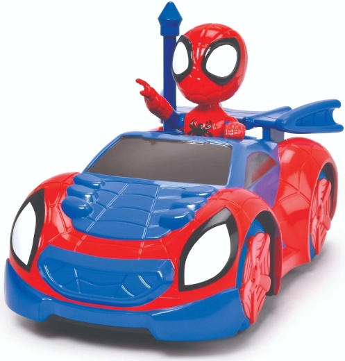 Hero car with Spidey