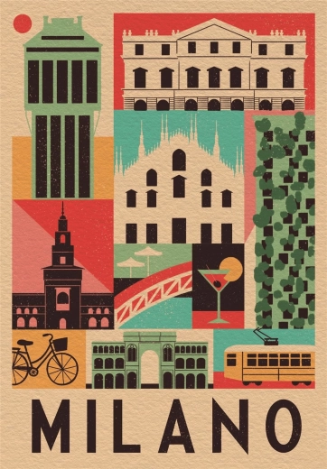 Пъзел 1000 части Style in the City Milano – CLEMENTONI