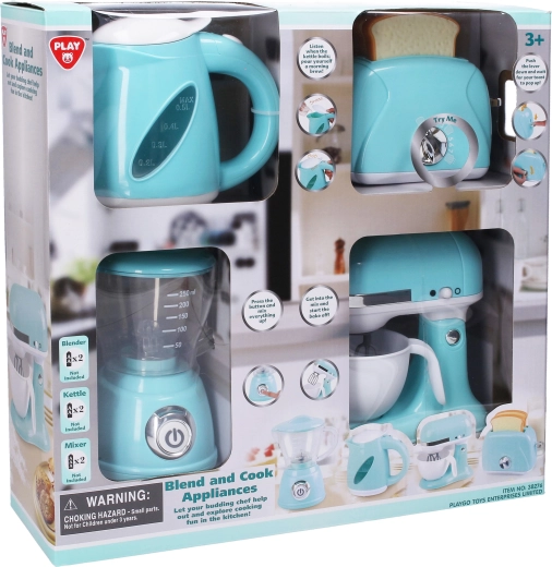 Playgo kitchen appliances set, 4 pcs