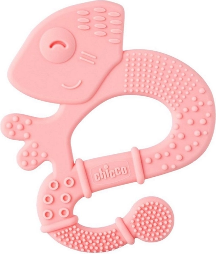 Chicco Super Soft Chameleon Silicone Teether Pink 2m+