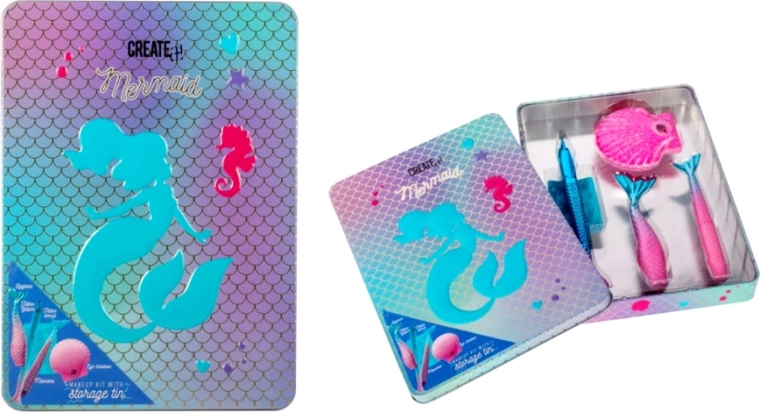 Create It! Mermaid Makeup Case Set