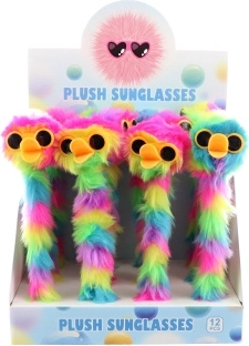 Plush Pen Duck with Glasses
