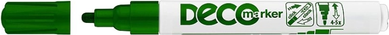 Декоративен лаков маркер ICO Deco, зелен