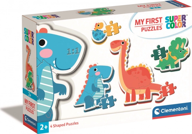 Clementoni My First Puzzle Dinosaurs 4in1