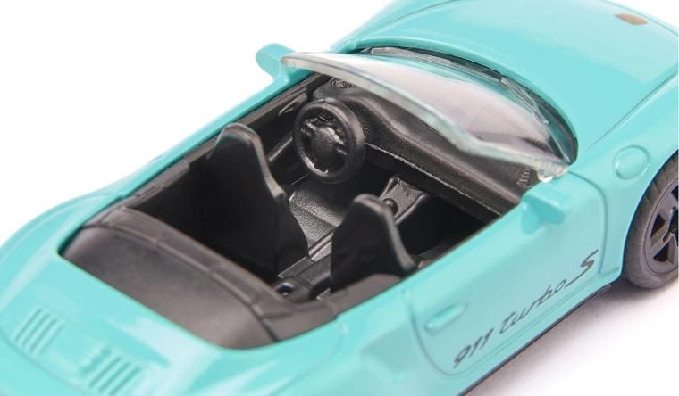 Open cabriolet with a detailed interior