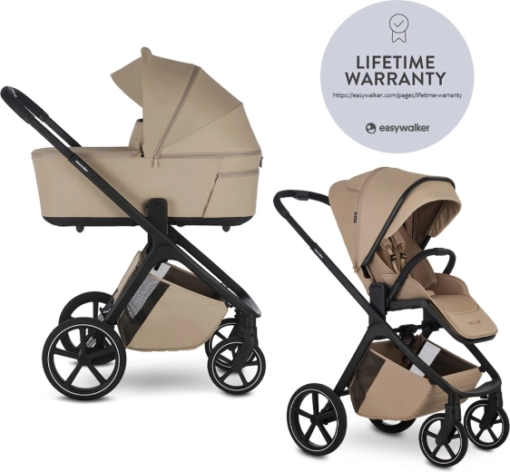 Easywalker Zoey Go combination stroller sand taupe