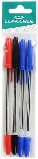 CONCORDE Ballpoint Pen, set of 4 pcs