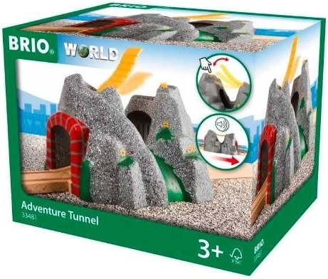 BRIO тунел с мост и звук
